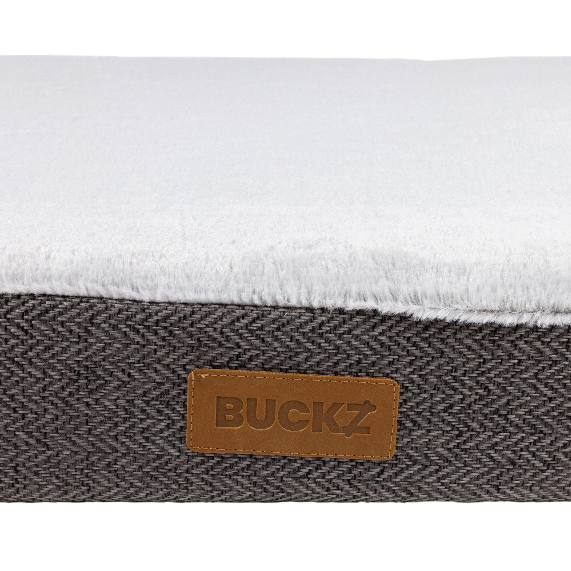 Buckz Orthopaedic Dog Cushion Bo - Grey - M