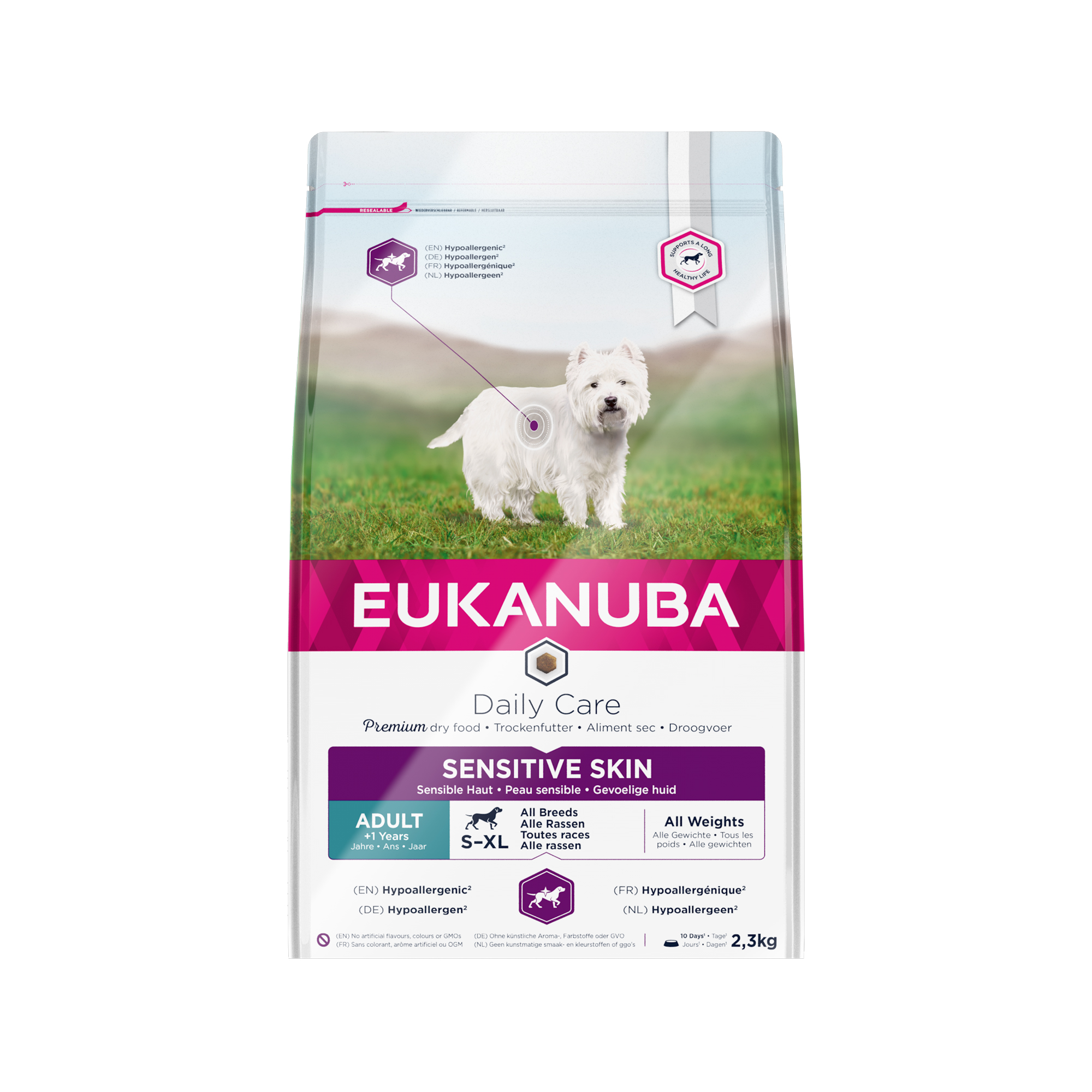 Eukanuba Sensitive Skin - Daily Care - Dog - 2 x 12kg