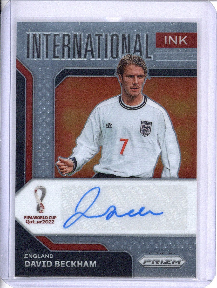David Beckham 2022 Panini Prizm FIFA World Cup International Ink Auto