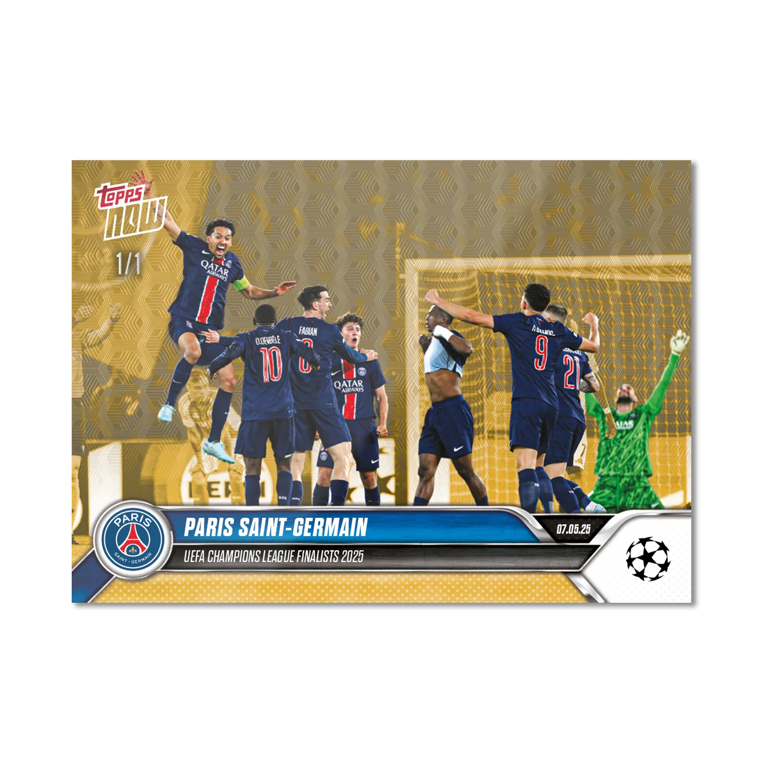 Paris Saint-Germain - 2024-25 UCL Topps NOW® - Card 157