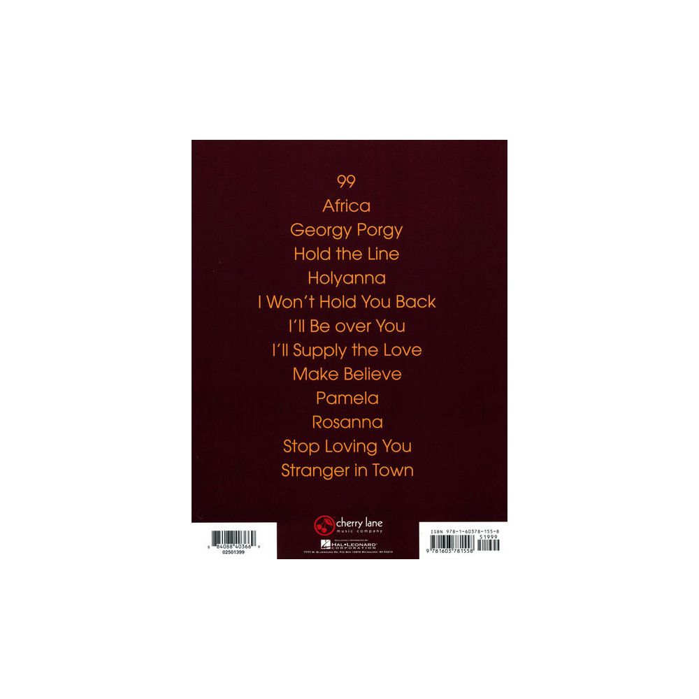 Hal Leonard Best Of Toto – Thomann Ireland