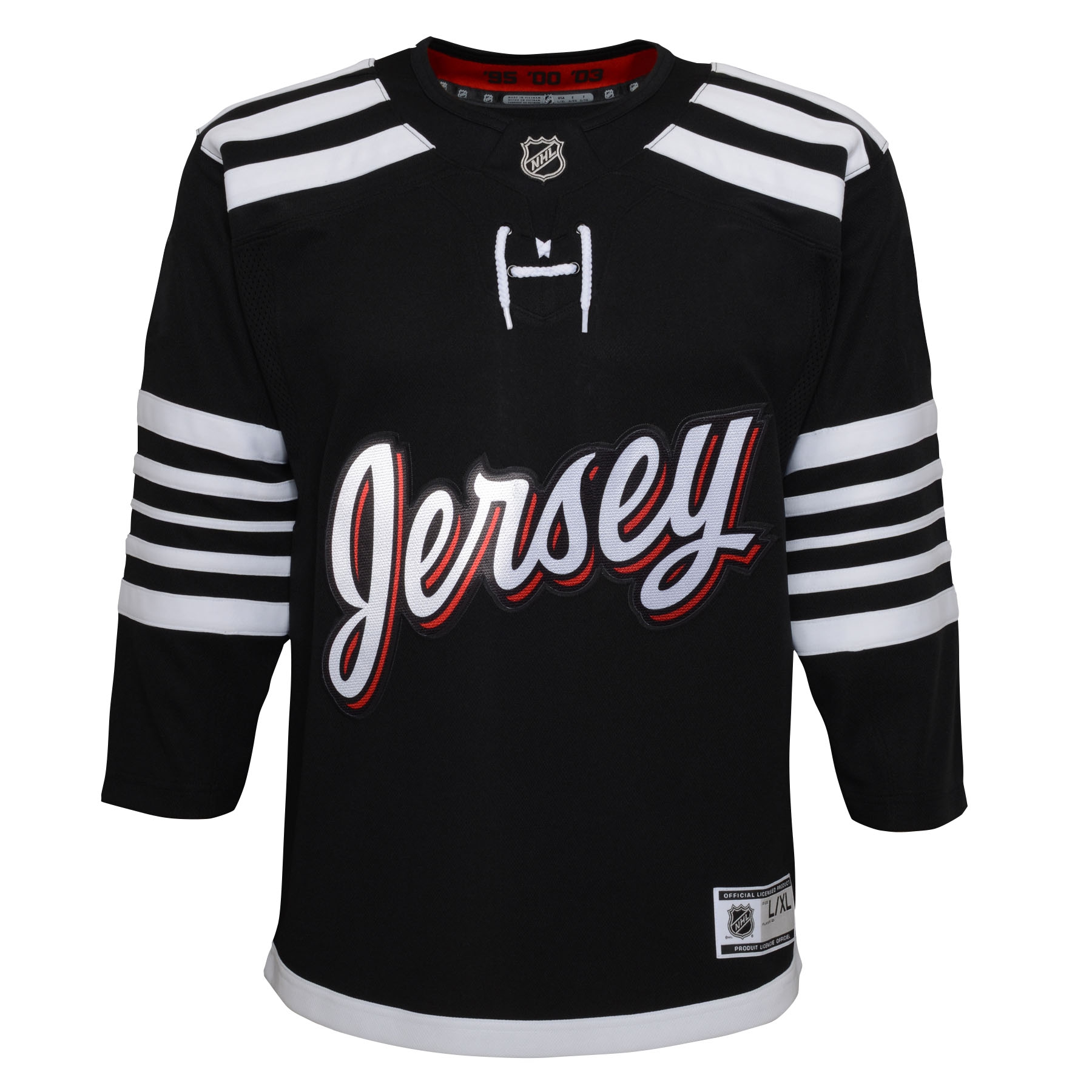 New Jersey Devils Premier Youth NHL Jersey Alternate Black (KIDS)