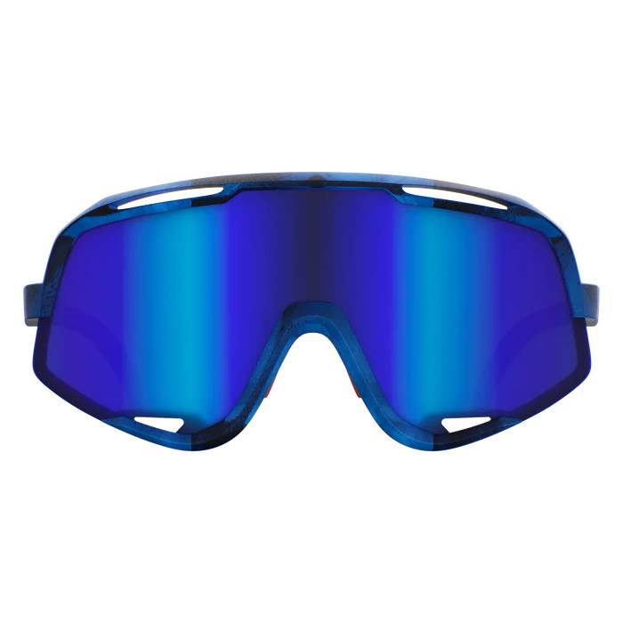 Limar Kosmos Cycling Glasses - Space Blue Orange | Clear
