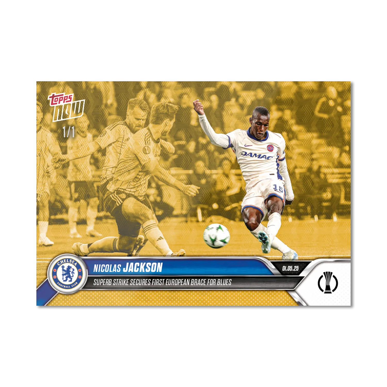 Nicolas Jackson - 2024-25 UECL Topps NOW® - Card 9
