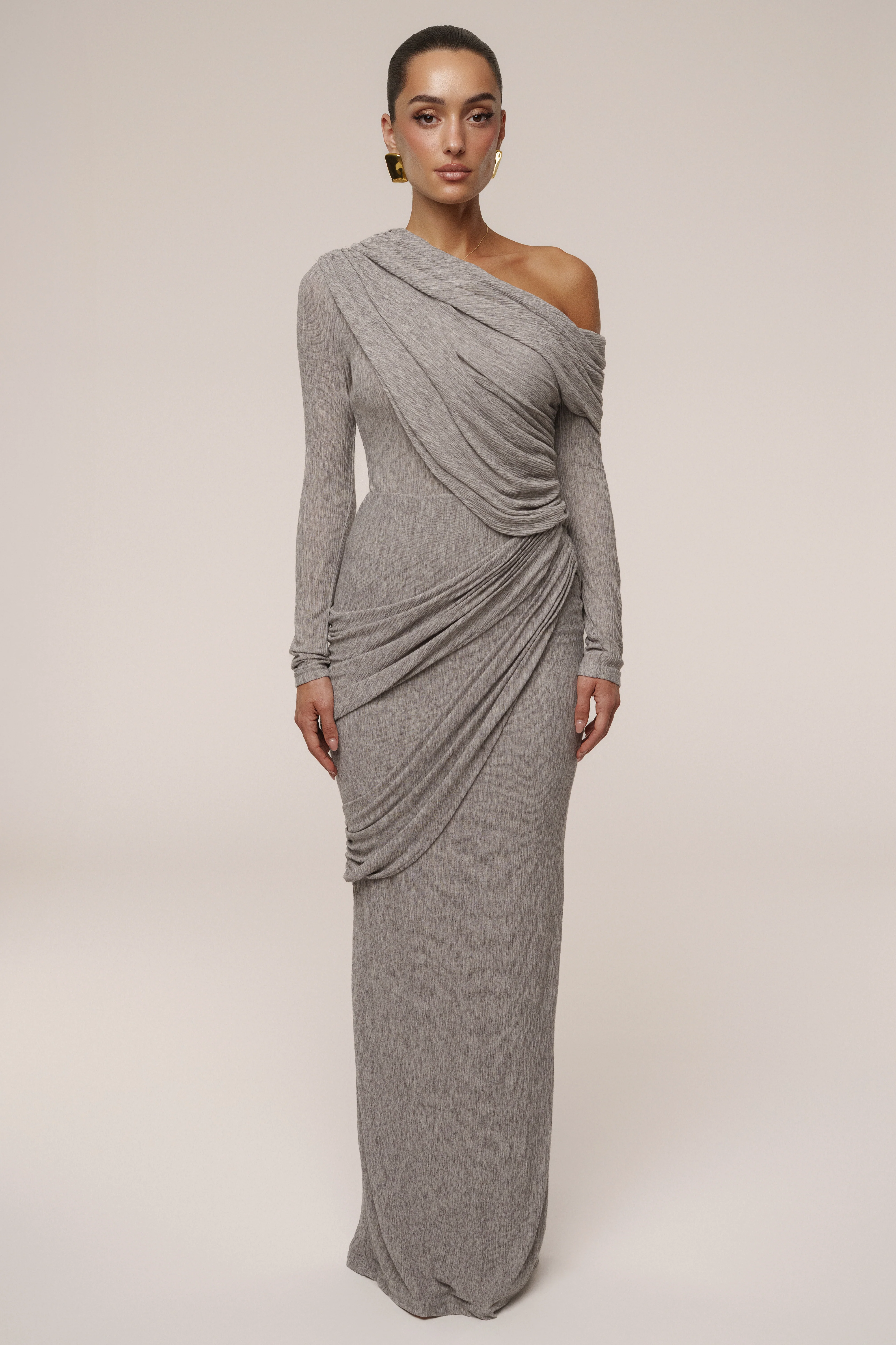 Grey Paradise Hills Maxi Skirt