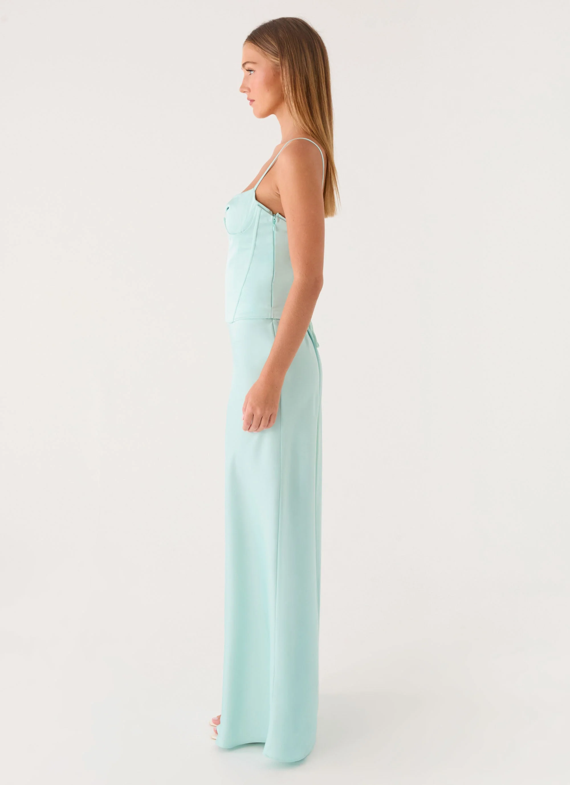 Merritt Maxi Dress - Aqua