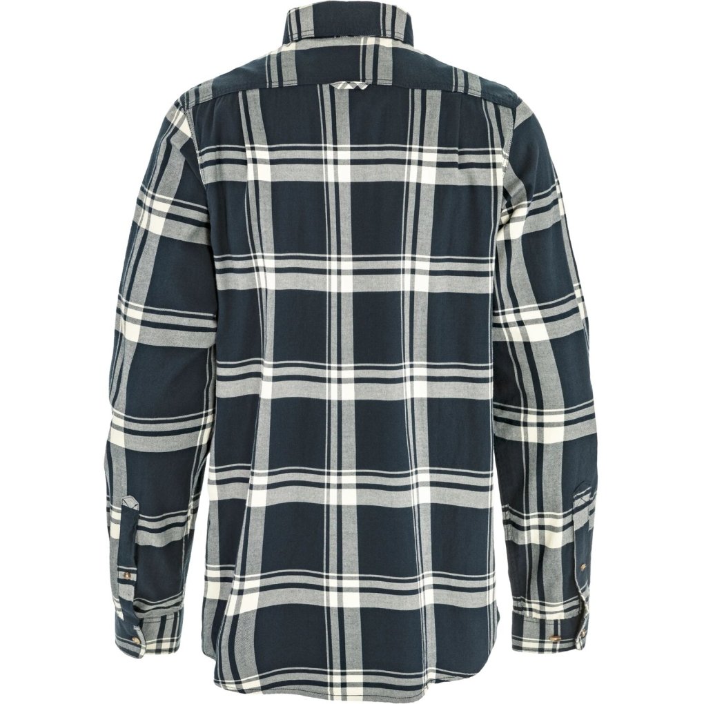 Fjällräven Övik Lite Flannel Shirt Men - dark navy-chalk white