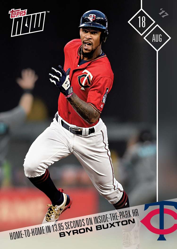Bryon Buxton - 08/18/2017 TOPPS NOW® CARD 494 - Print Run: 312