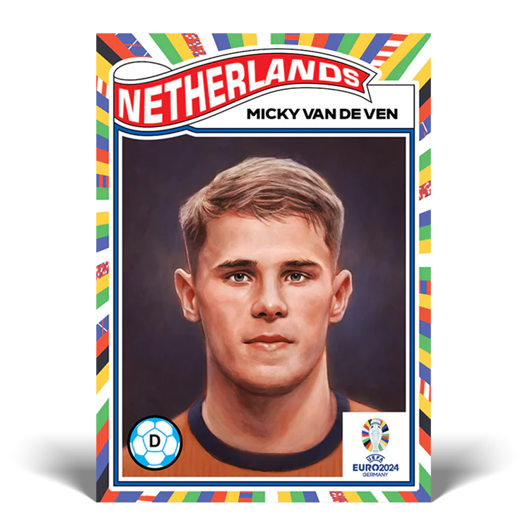 Road to UEFA EURO 2024 Living Set Card 30 - Micky Van de Ven