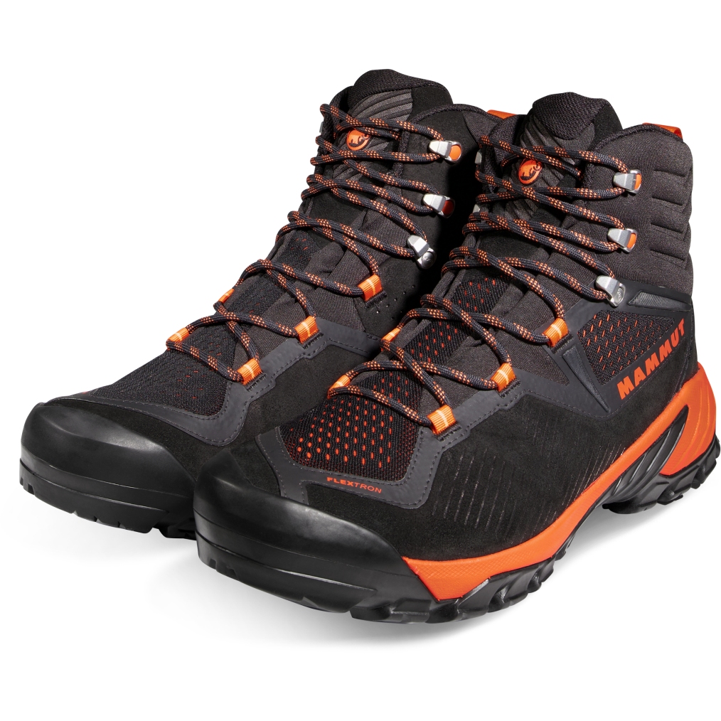 Mammut Sapuen High GTX Shoe Men - black-hot red