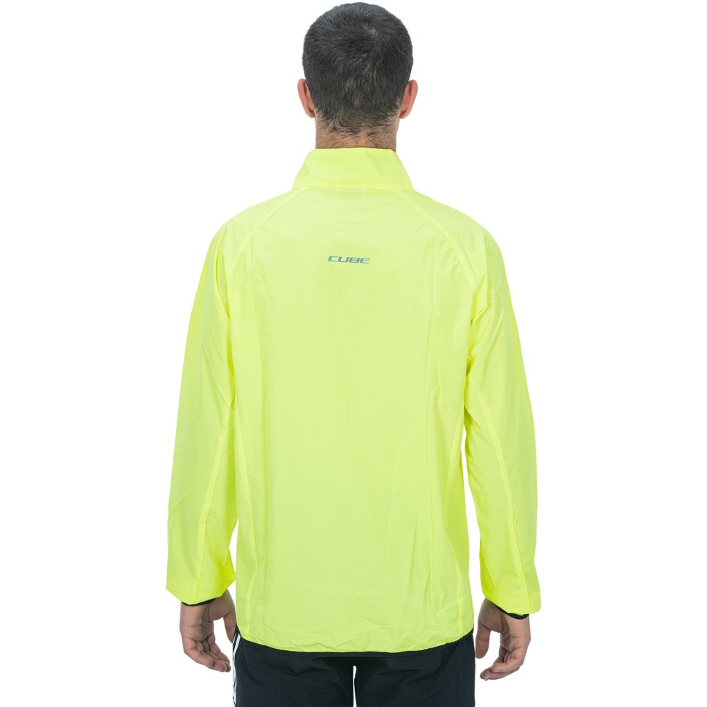 CUBE MTB CMPT Wind Jacket Men - neon yellow