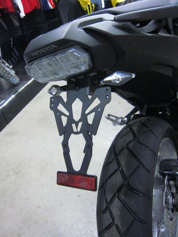 Bihr black license plate holderRef: BI00143A / 1067738