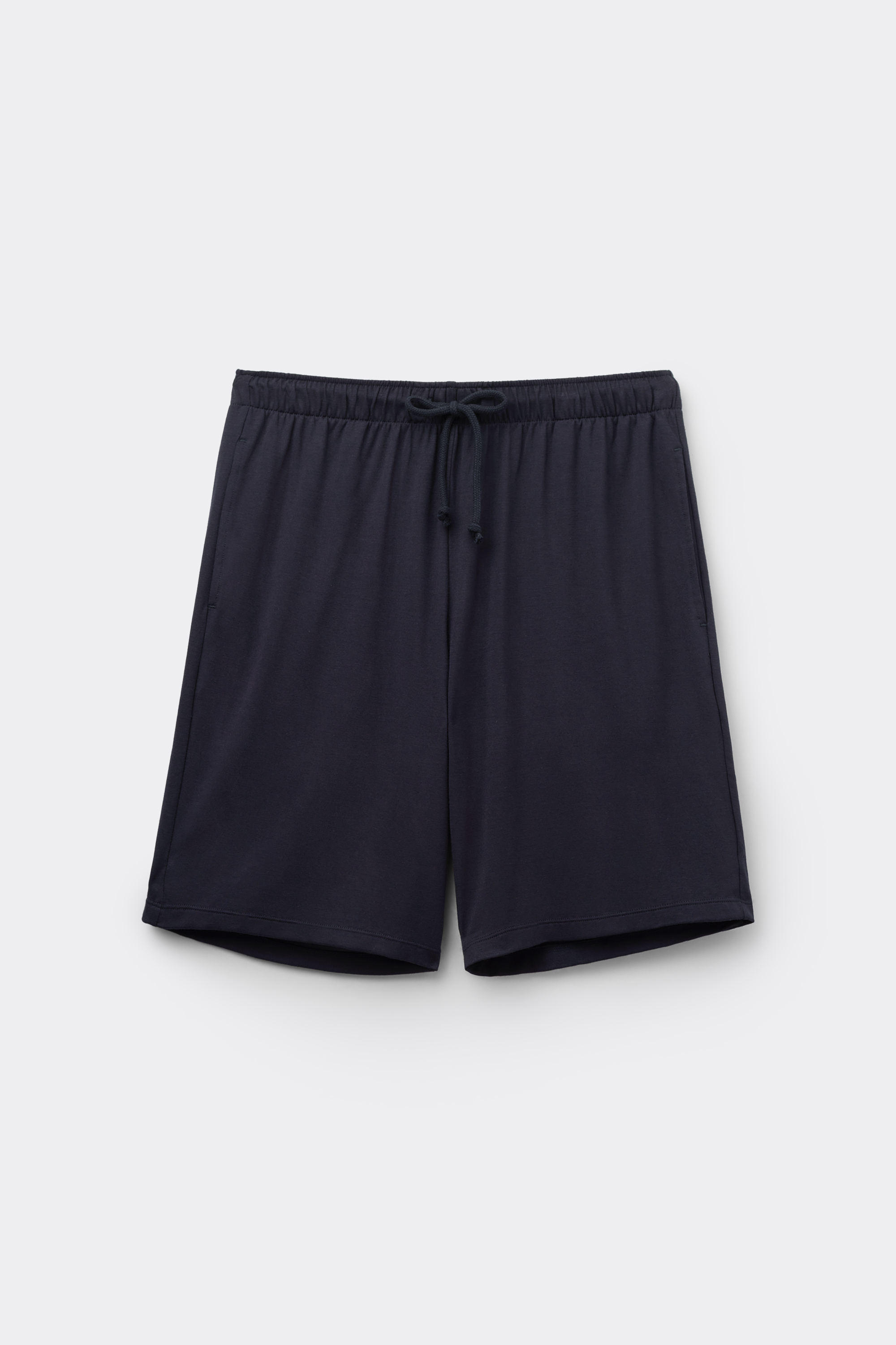 Viscose Shorts with Pockets and Drawstring