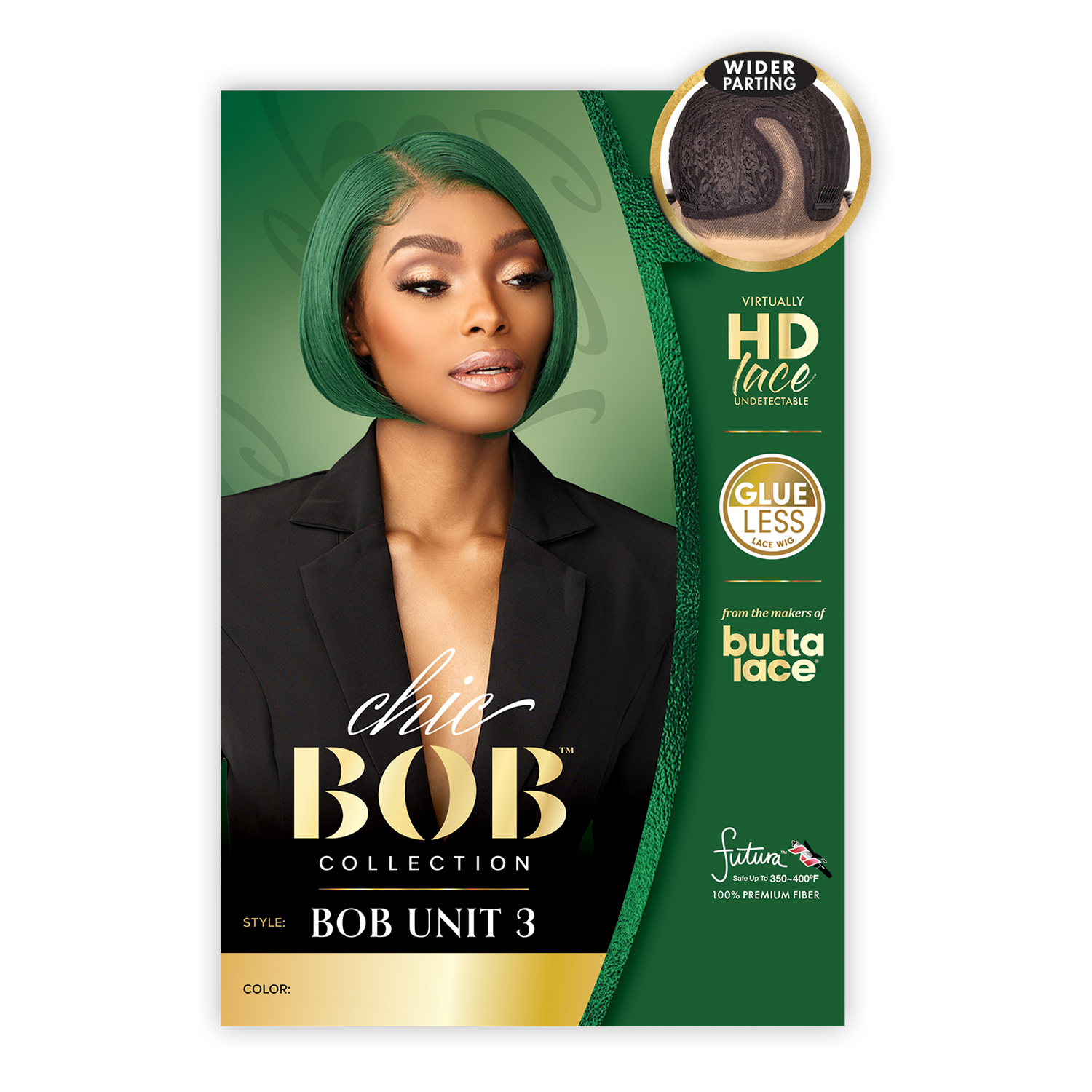 Sensationnel HD Lace Front Wig Butta Lace Glueless Chic Bob Unit 3