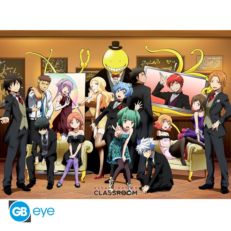 ASSASSINATION CLASSROOM Poster Elegant group (52x38cm)