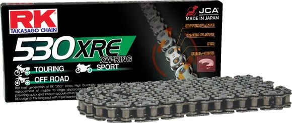 RK XRE Series Chain 100 links 530 UniversalRef: RK00118A / 12232004