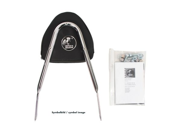 Hepco & Becker sissy bar - chromeKAWASAKI 600 ELIMINATOR 600 (ZL600B) - 1995 - 1997Ref: Hbe03362A / 600209 00 02