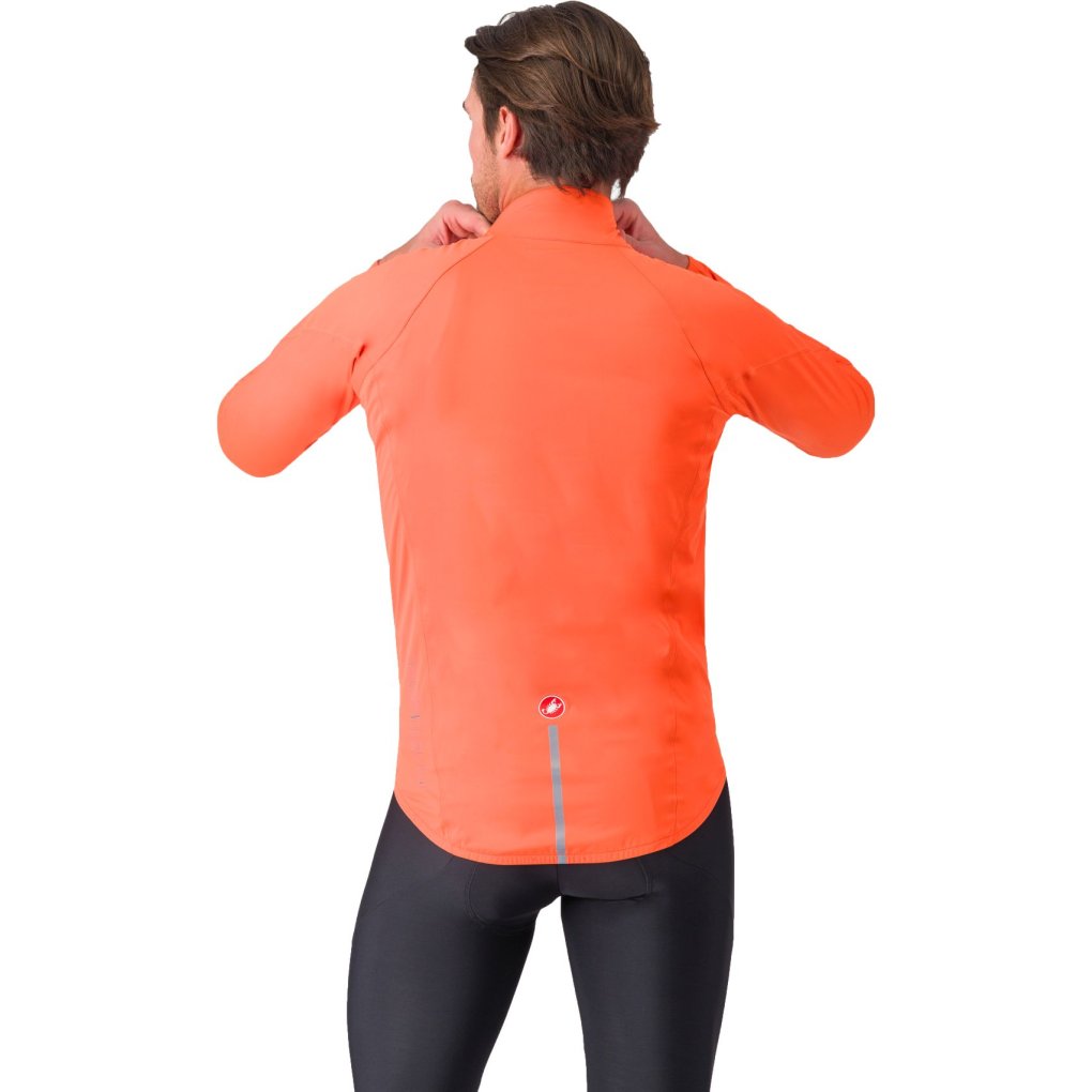 Castelli Emergency 3 Rain Jacket Men - brilliant orange 034