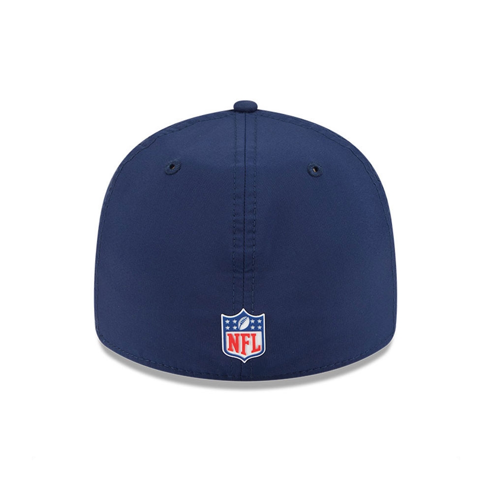 New England Patriots 2025 NFL On-Field Sideline 59FIFTY A-Frame Fitted Cap Navy