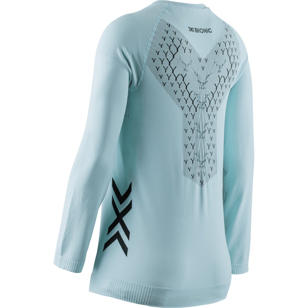 X-Bionic Twyce Run Long Sleeve Shirt Women - clearwater/black