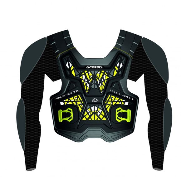 Acerbis SPECTRUM CHILDREN'S BODY ARMOUR BLACK/YELLOW Protective Vest - BlackRef: AE3160
