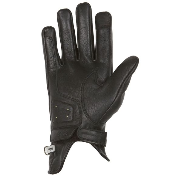 Helstons condor soft leather gloves - blackRef: HS0743