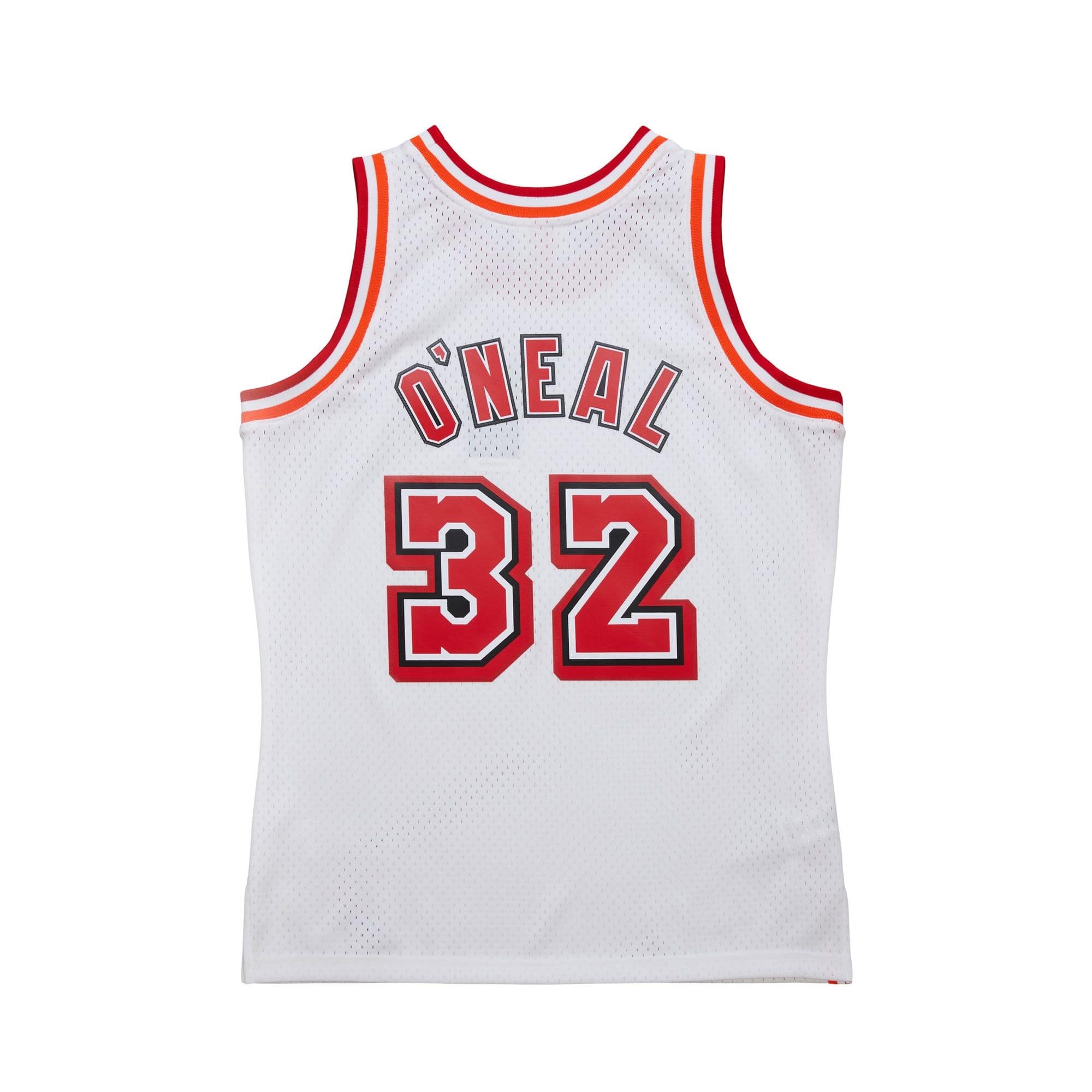 Shaquille O'Neal #32 Miami Heat 2007-08 Mitchell & Ness Swingman NBA Jersey White
