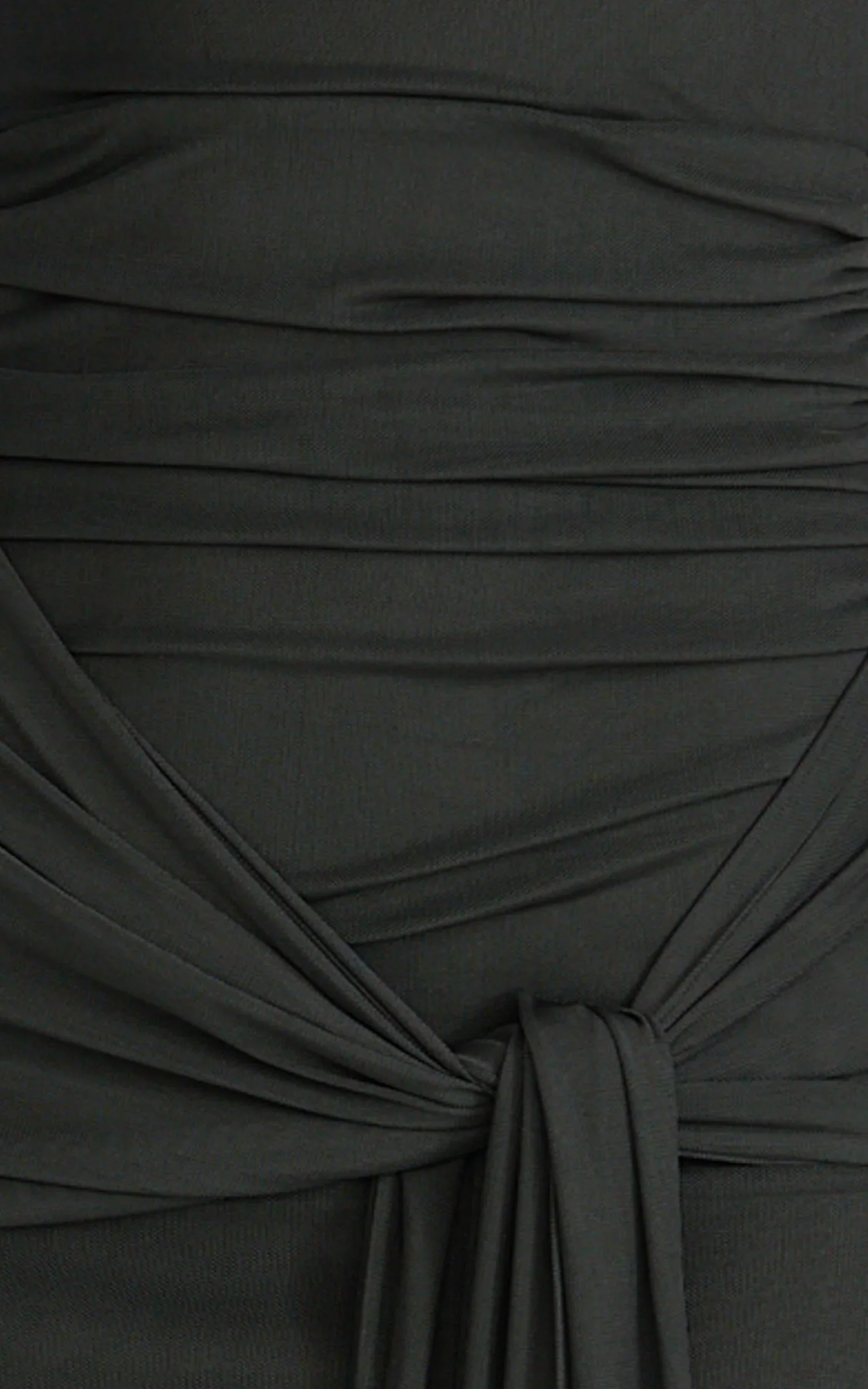 Nicolette Maxi Dress - Cape Sleeve Off Shoulder Dress in Black