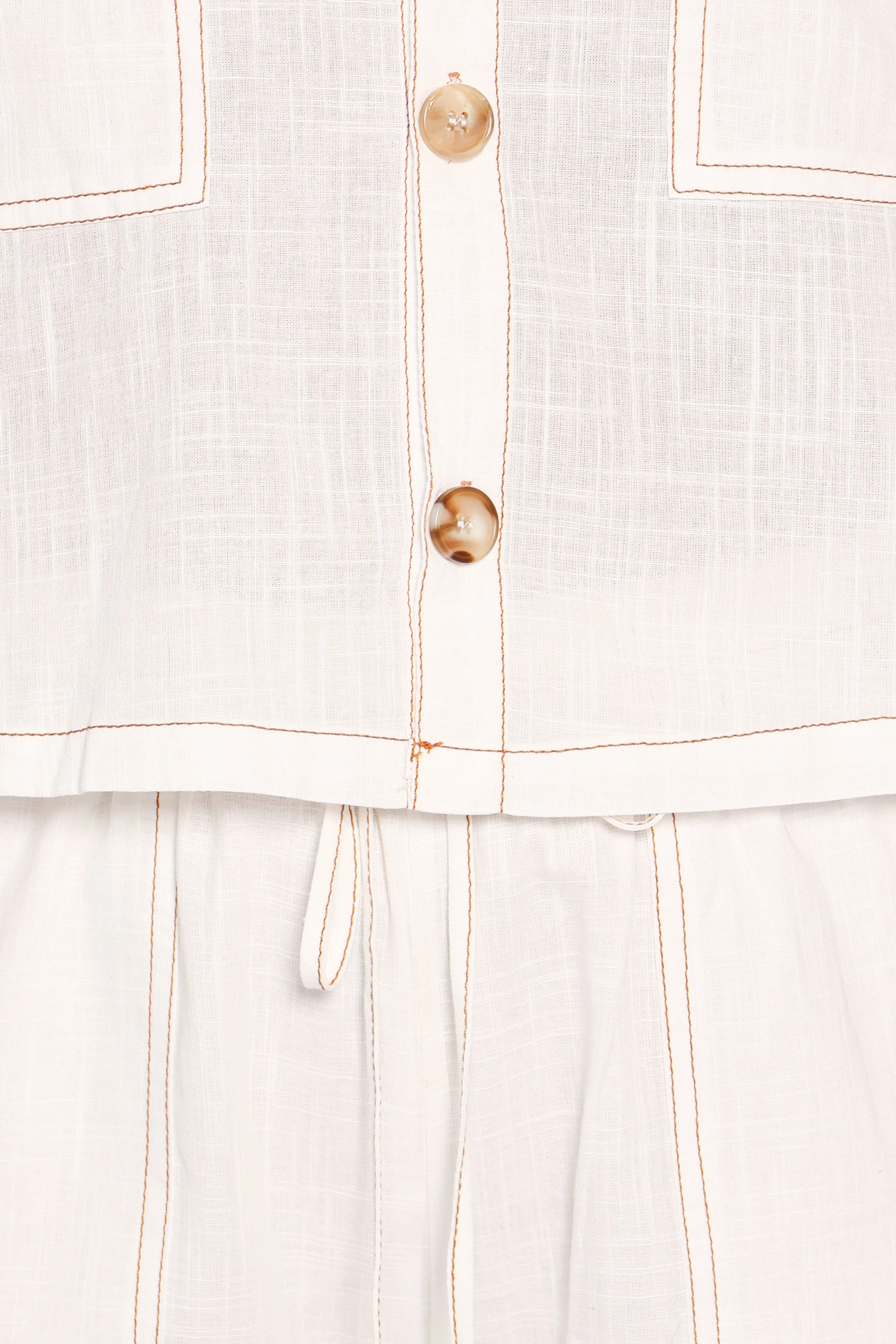 Jill Pant Set - White