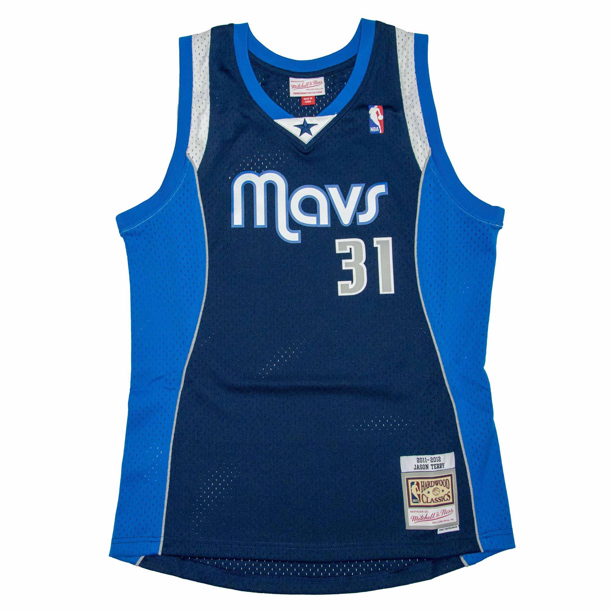 Jason Terry #31 Dallas Mavericks 2011-12 Mitchell & Ness Swingman NBA Jersey Navy