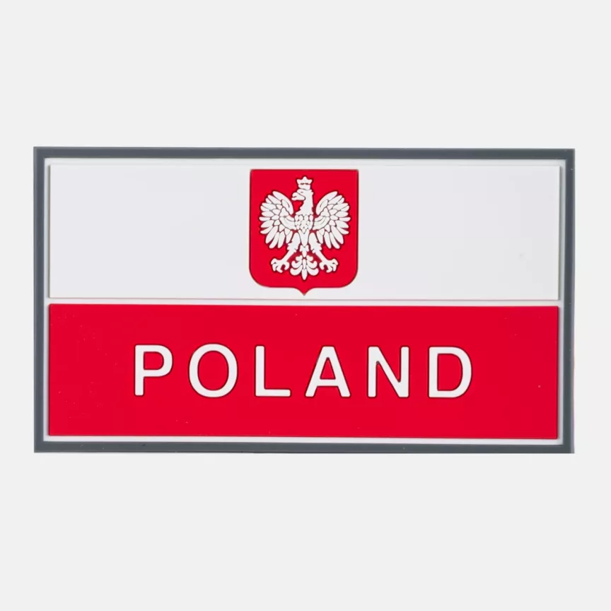 Polish Banner Patch 90 X 50 mm