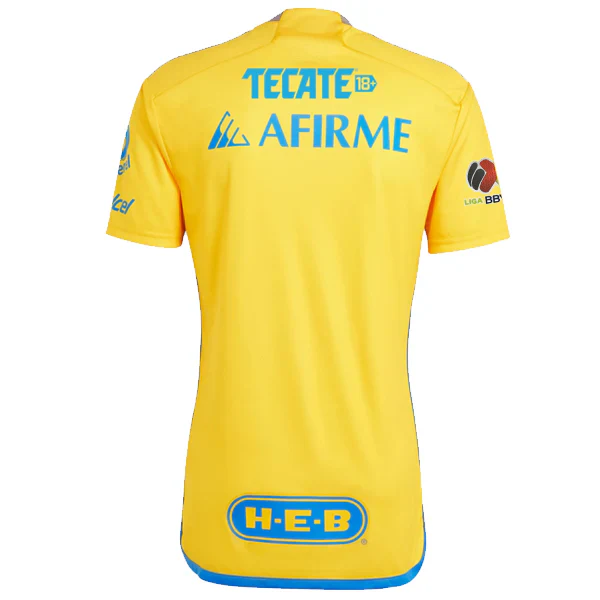 Tigres UANL Home Jersey w/ Liga MX Patch 23/24 (Team College Gold)
