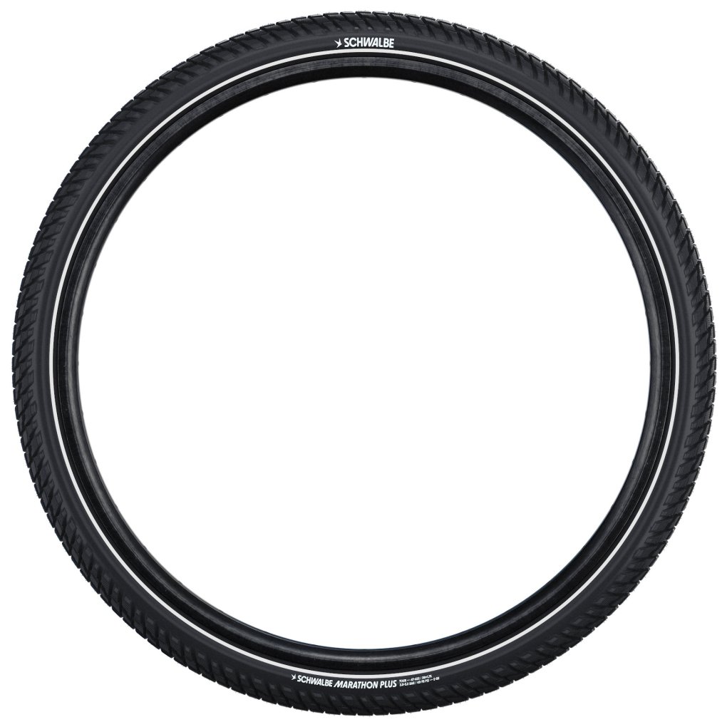 Schwalbe Marathon Plus Tour Wire Bead Tire - Addix Green | SmartGuard | E-50 - 28x1.75