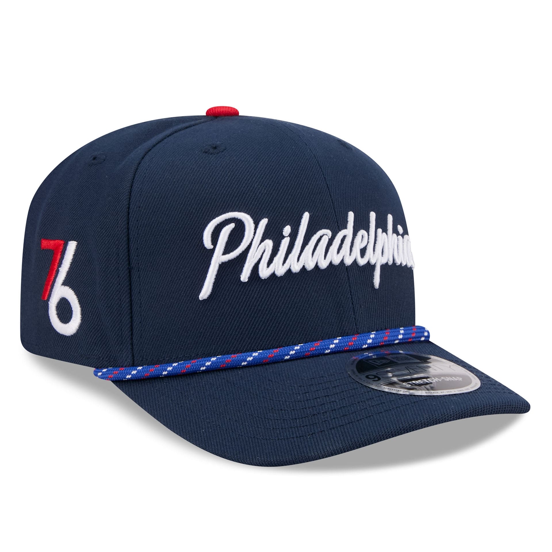 Philadelphia 76ers 2025-26 NBA City Edition 9SEVENTY Stretch-Snap Cap