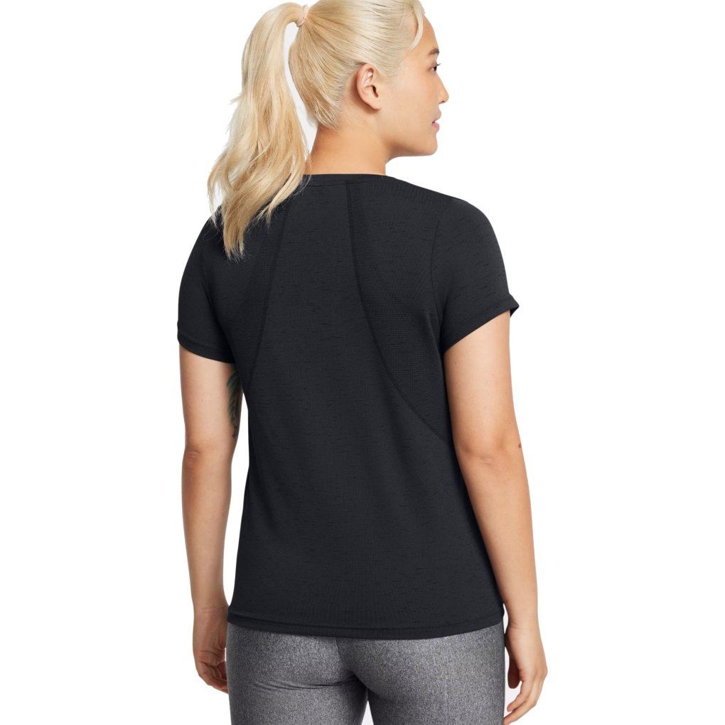 Under Armour UA Vanish Seamless Loose Short Sleeve Shirt Women - Black/White
