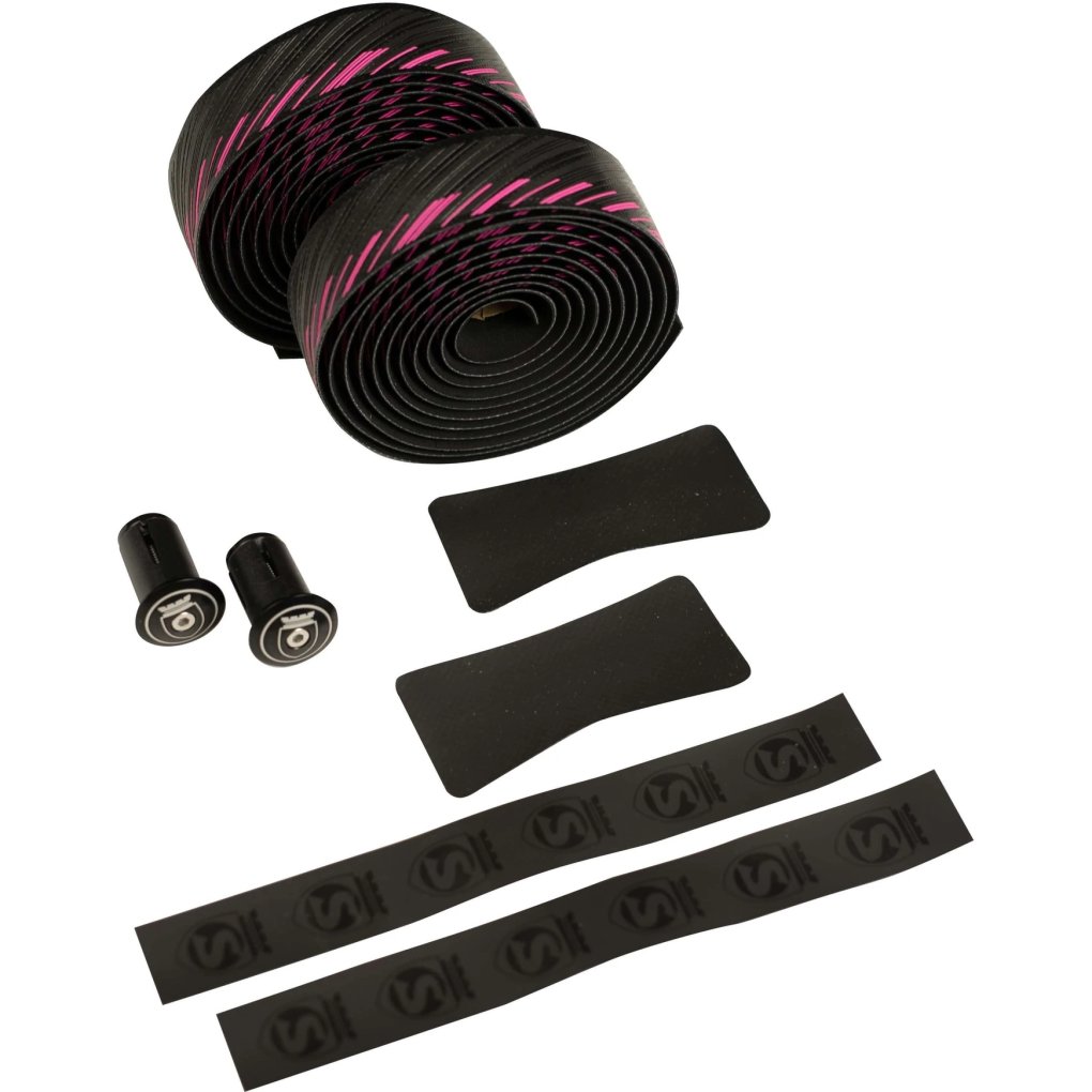 SILCA Nastro Cuscino Handlebar Tape 3.75 - Black Hot Pink