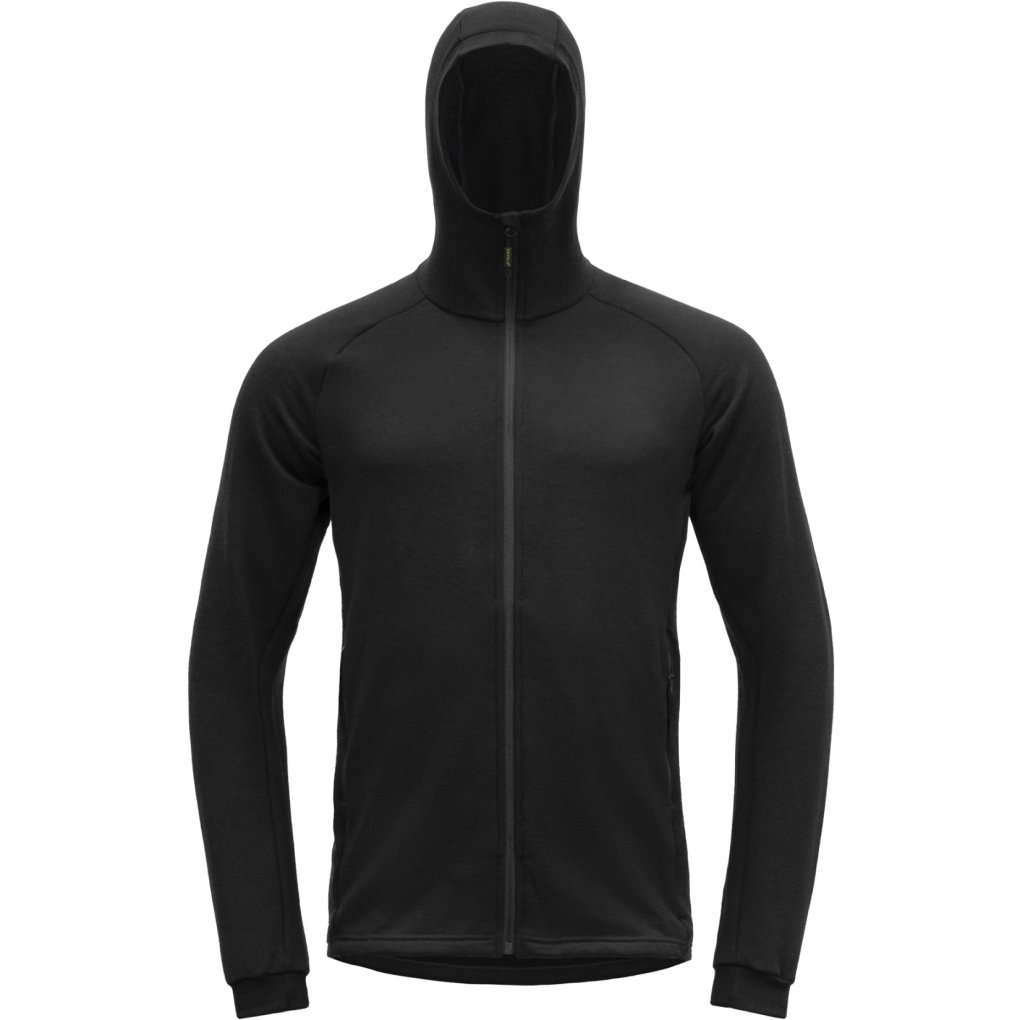 Devold Nibba Merino Jacket Hood Men - 960A Caviar