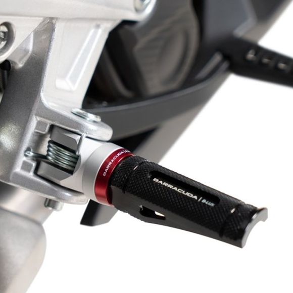 Barracuda Front Foot Peg Adapter for Yamaha - GreyRef: bar0601 / yf123-f
