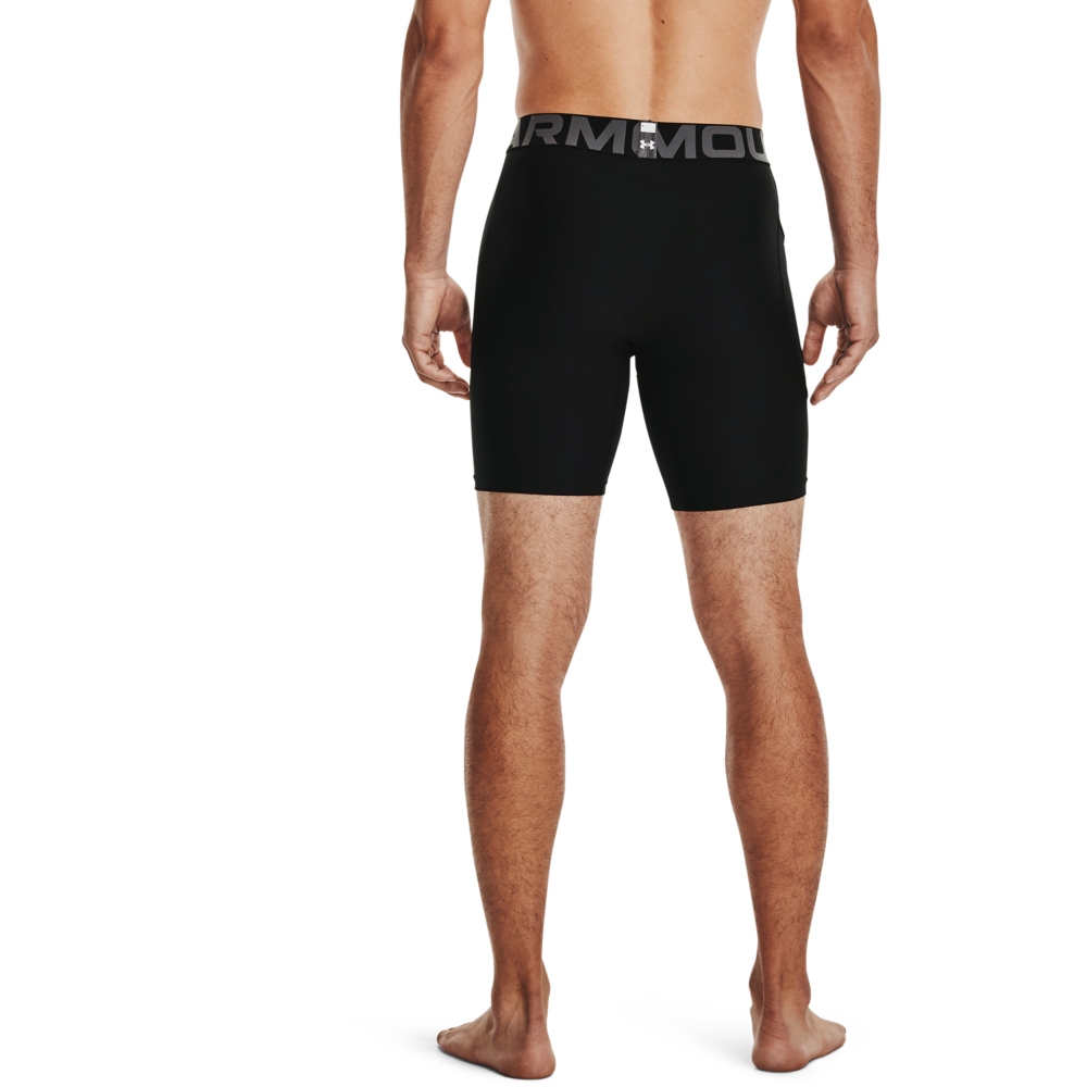 Under Armour HeatGear® Armour Compression Shorts Men - Black/White