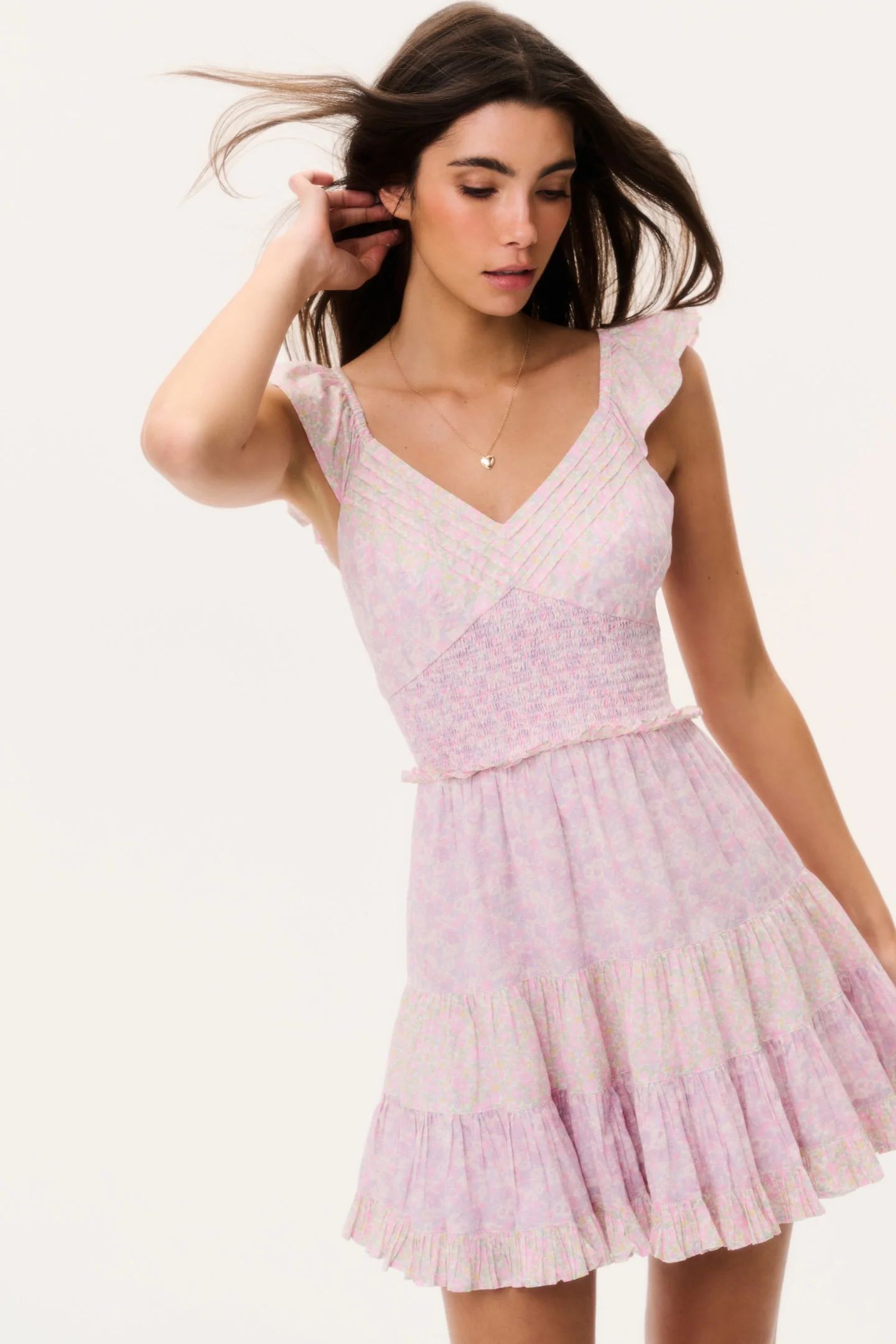 Made With Liberty Fabrics Preseline Mini Dress