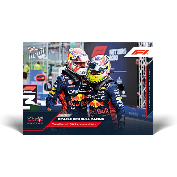 Topps UK - Team Record: 10th Successive Victory - F1 TOPPS NOW® Card #25