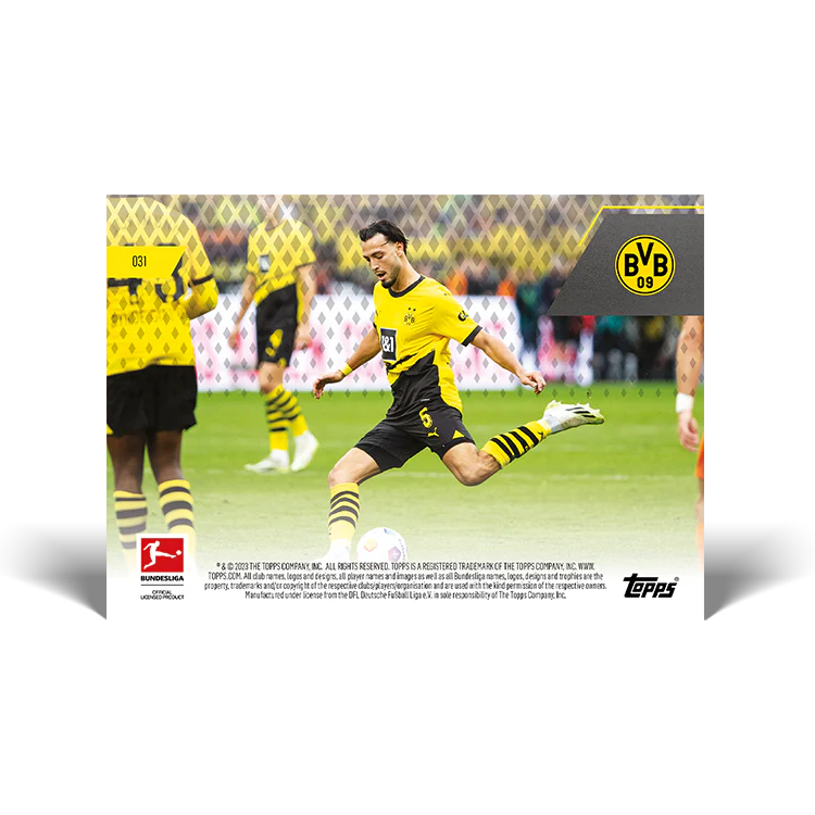 Topps UK - Ramy Bensebaini - 100 Bundesliga games - Bundesliga TOPPS NOW® Card #31