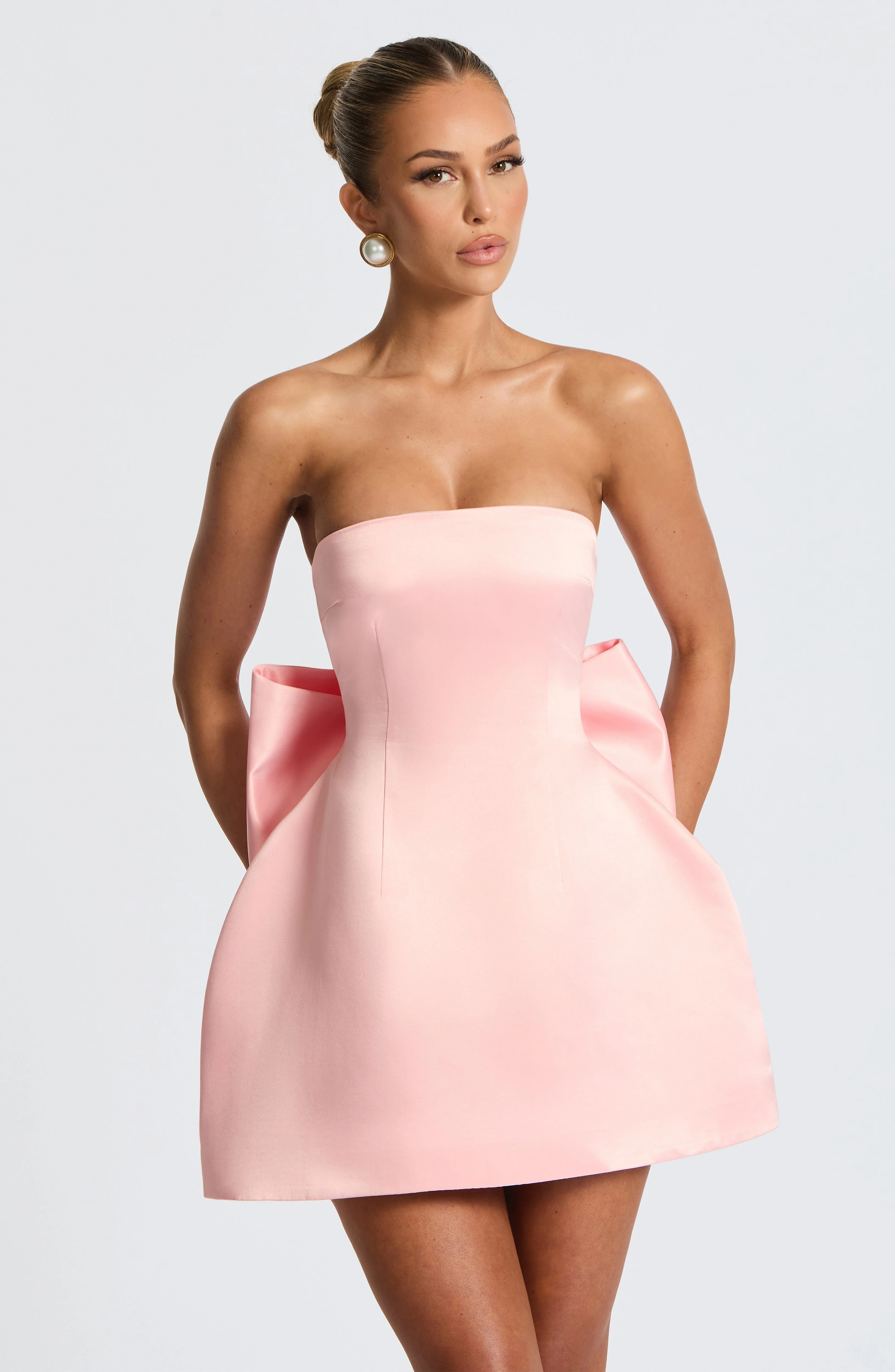 Abbey Mini Dress - Blush