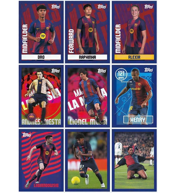 Topps FC Barcelona 2025/26 Official Sticker Album Set