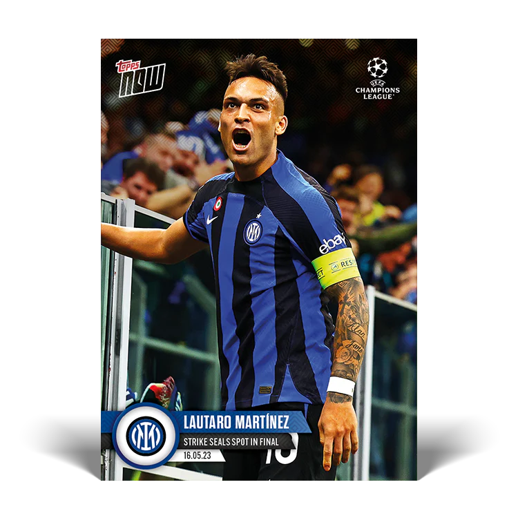 Topps UK - Strike seals spot in final - UCL TOPPS NOW® Card #109
