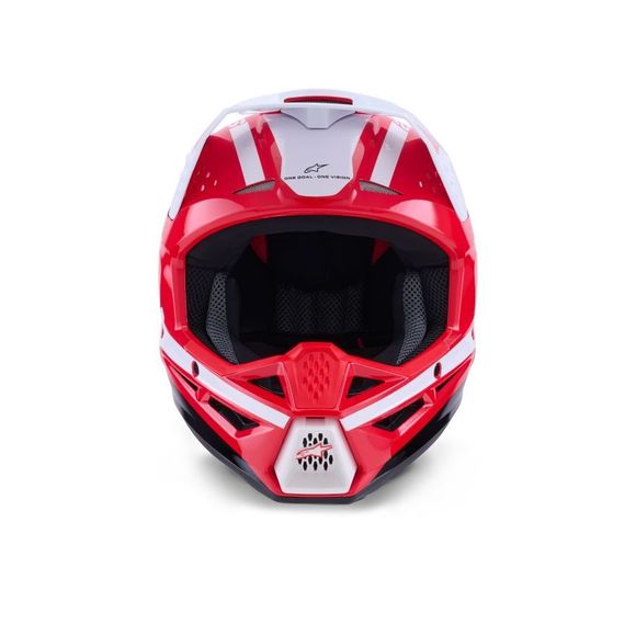 Casque cross Alpinestars S-M3 HEAT 2026 - Rouge / BlancRef : AP3966