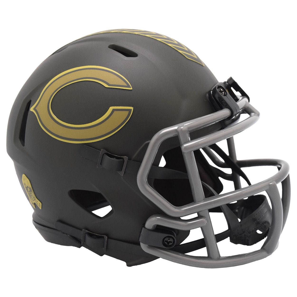 Chicago Bears 2025 Salute to Service NFL Speed Mini Helmet