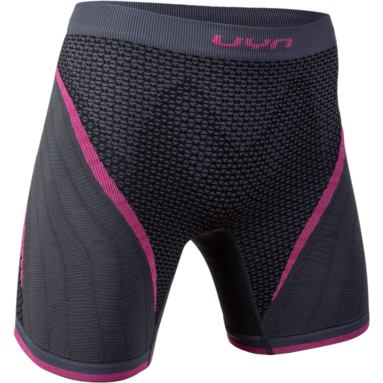 UYN Alpha Running Shorts Women - Rain/Anthracite/Raspberry