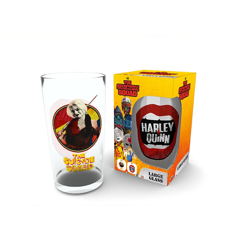 DC COMICS Large Glass Harley Quinn