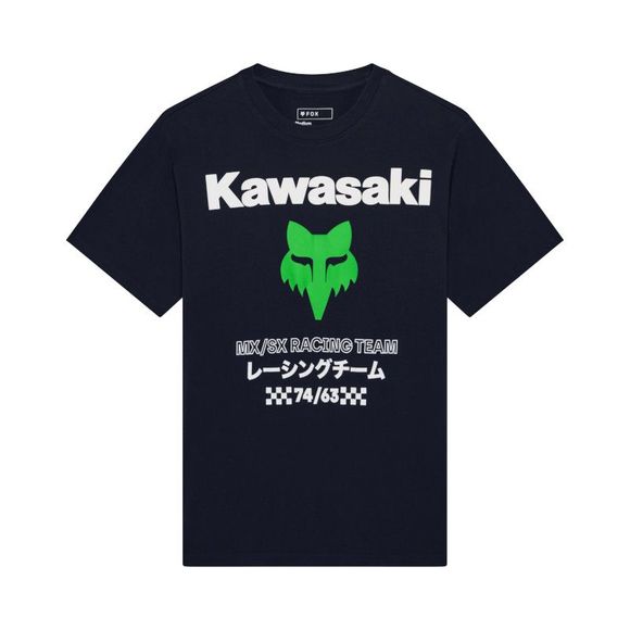 Fox KAWASAKI short-sleeved t-shirt - BlueRef: FX6444